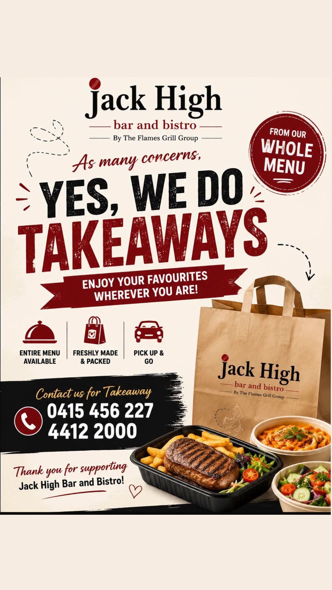 Yes, We Do Takeaways