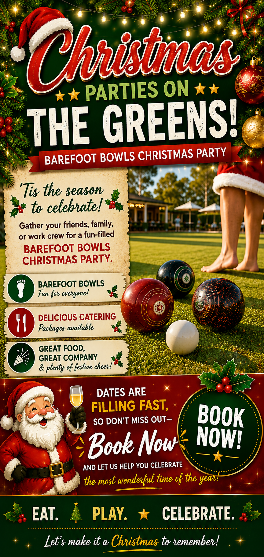 Christmas Parties On The Greens!
