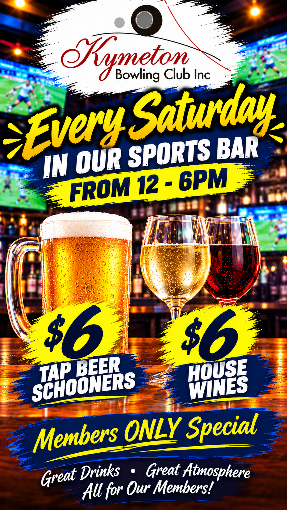 Every Saturday In Our Sports Bar